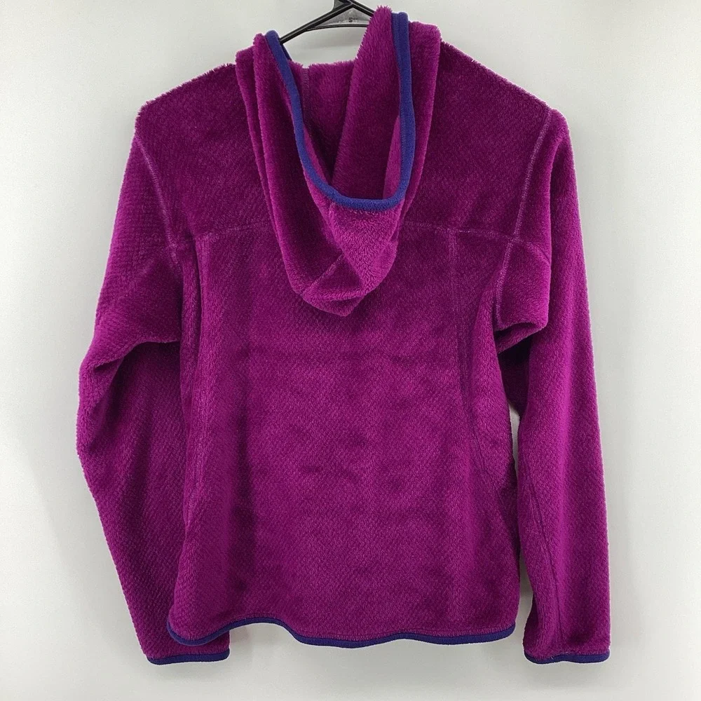 Ladies‎ Patagonia Re-Tool Snap-T Hooded Fleece Pullover Magenta Small